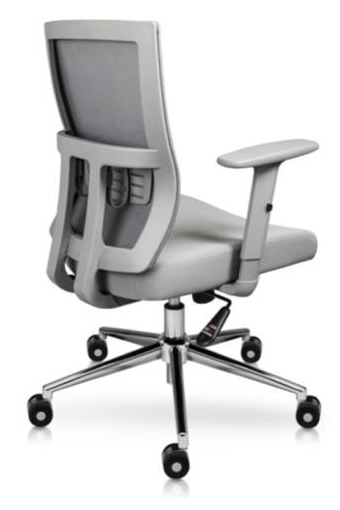 silla ejecutiva bonita color gris
