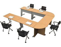 mesas de juntas para oficina modulares