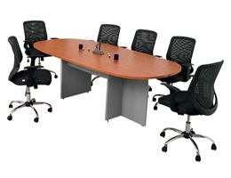 mesas para salas de juntas oval para 8 personas
