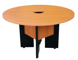 mesas de juntas para oficina circular modernas