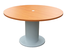 mesas de juntas para oficina con soporte metalico