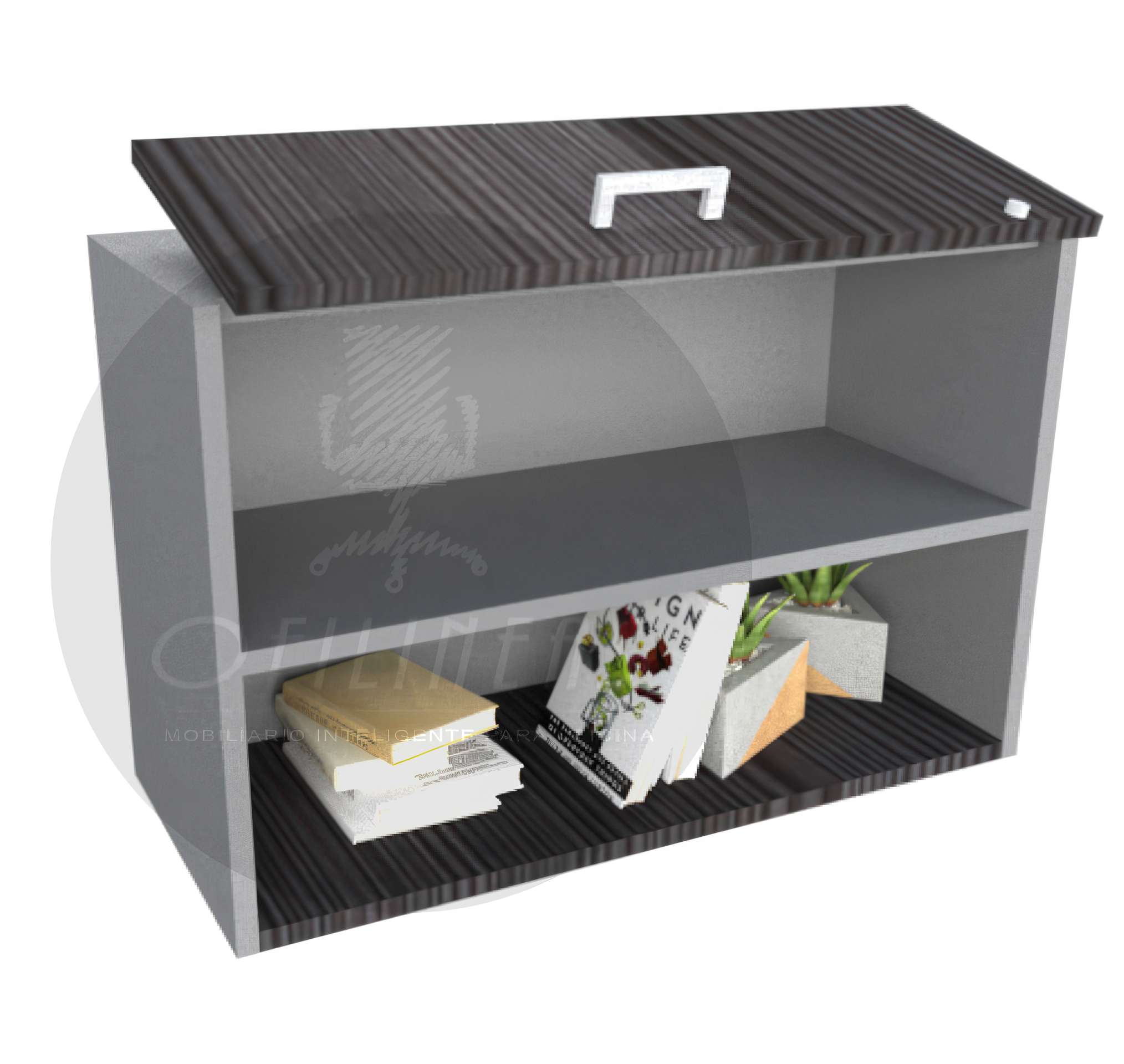 Librero Modelo LOC8017 2