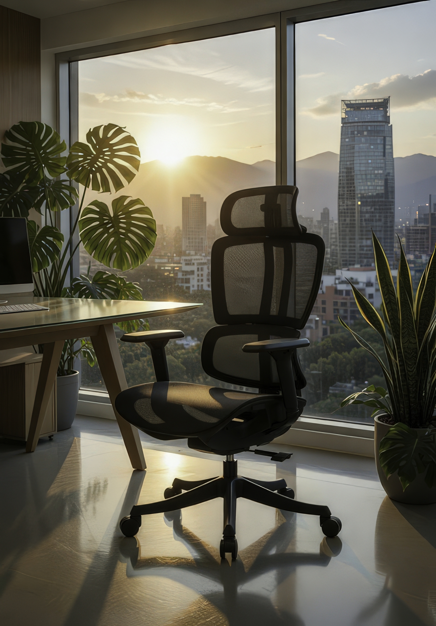 Silla Ejecutiva Montenegro render