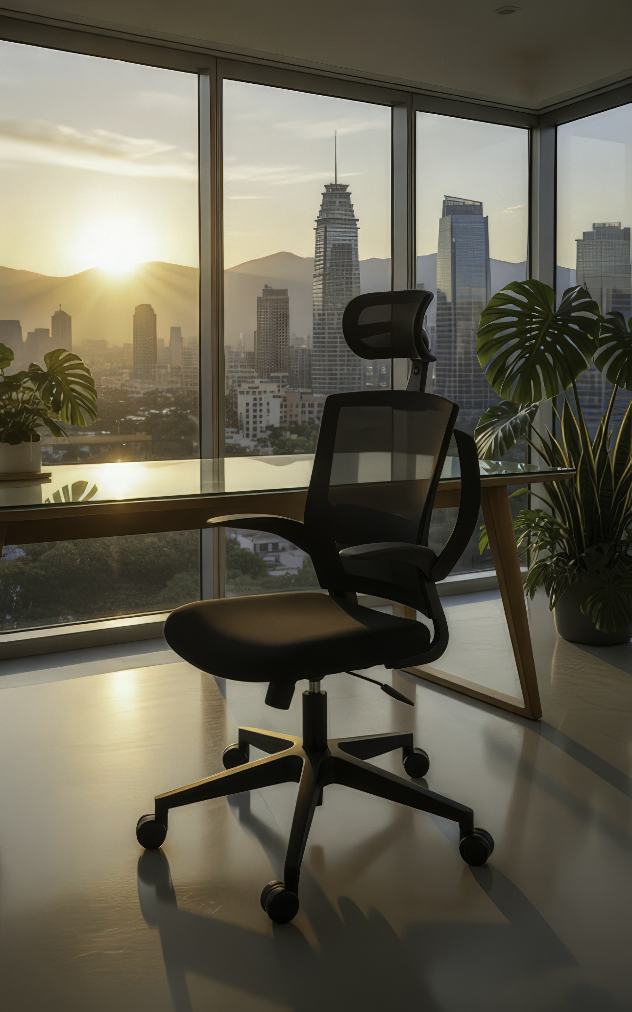 Silla Ejecutiva Samy A render